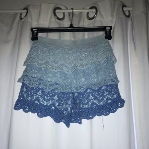 Blue shorts
